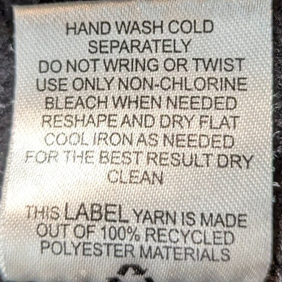 Hippie Rose Size *Large (Runs Small) Black Sleeveless Zippered Hoodie - Picture 5 of 10